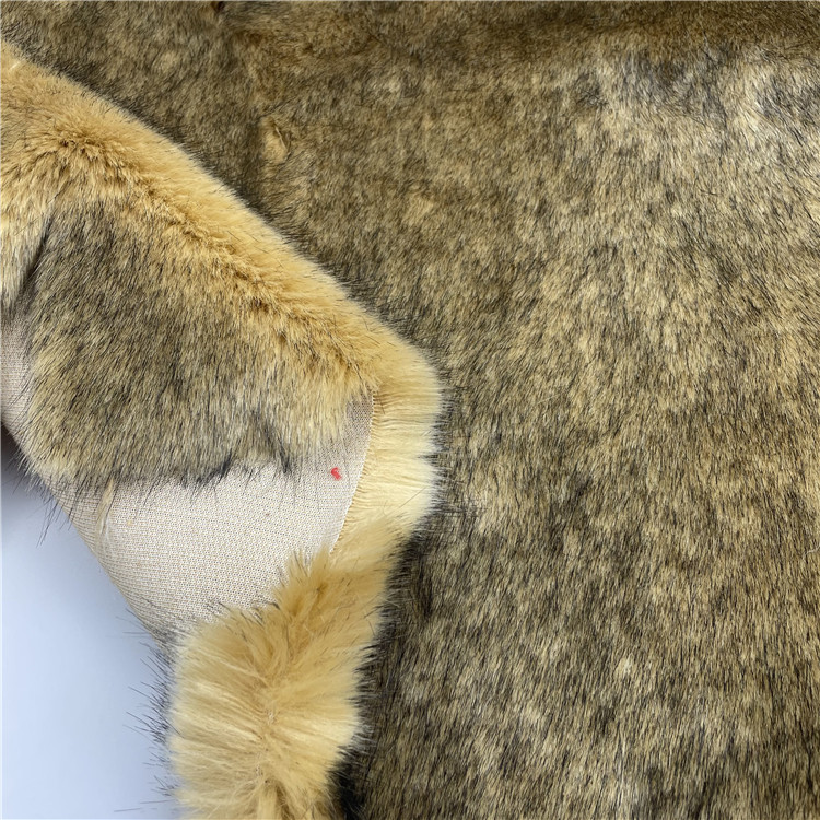 wholesale faux synthetic plush fur fabric for shearling jacket
