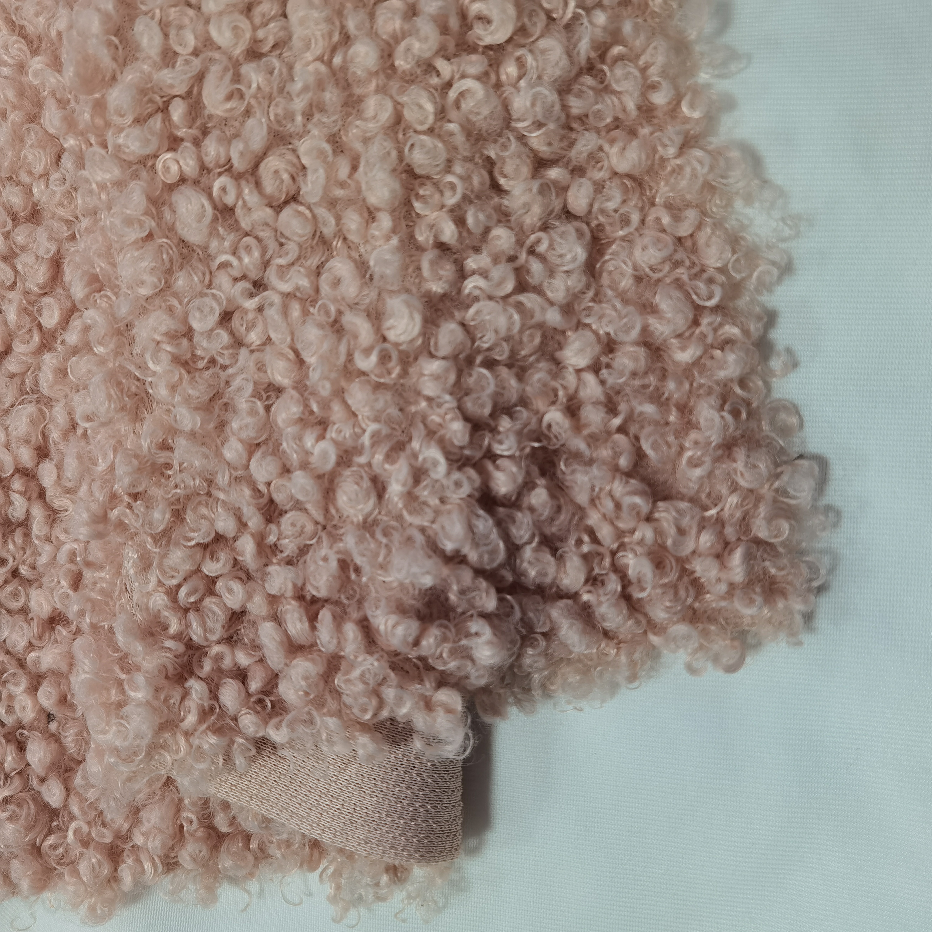 Women's curly shearling fabric for coat jacket and home textile