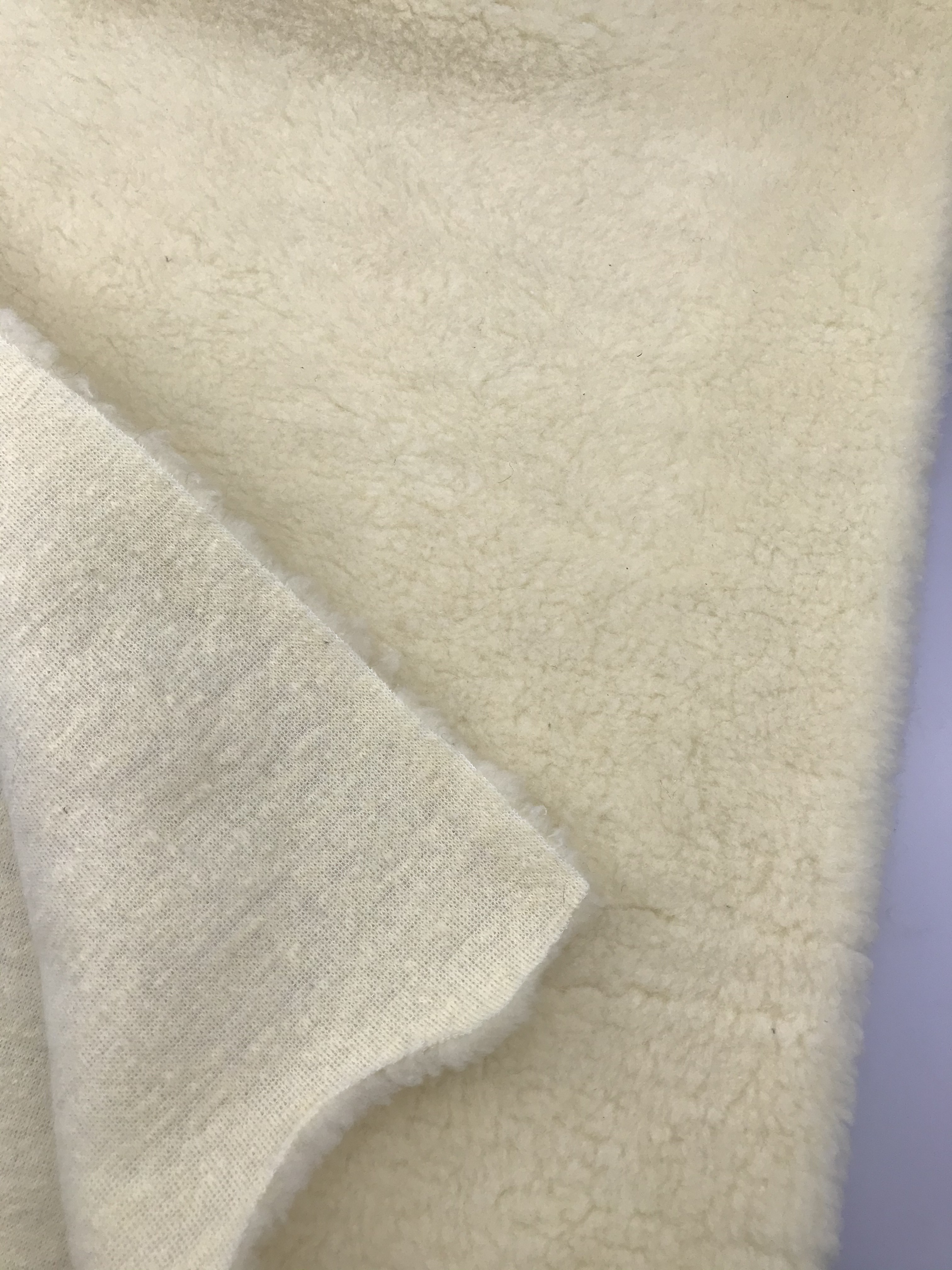 sheep shearling coat fabric