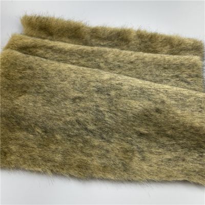 high quality high density long faux fur fabric fur material faux