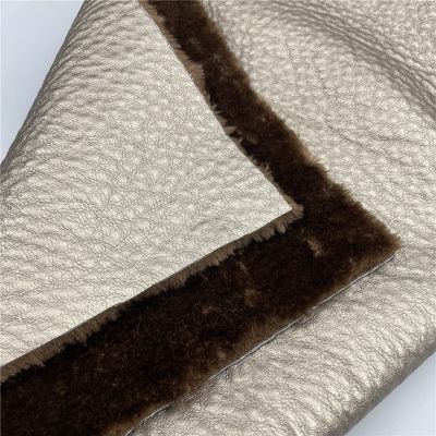 fashion faux mink fur material fabrics bond PU for fake fur garment