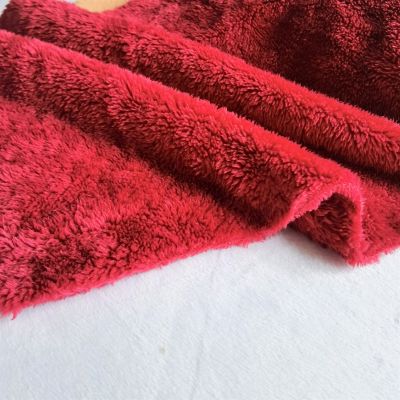 Double sides Soft Fleece Velvet Sherpa Fabric 