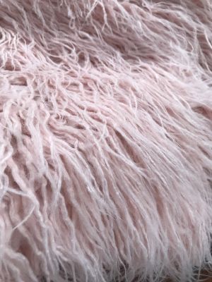 90mm long hair faux fur fabric